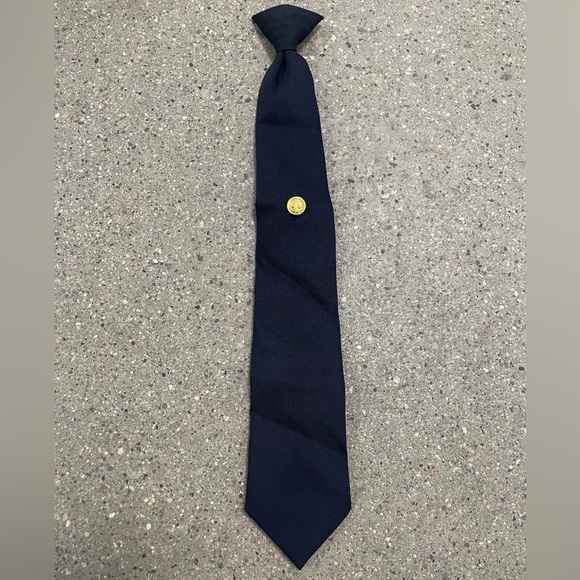 Vintage 70s US Border Patrol Tie & Tack Pin Original 14k Gold Plate Waterbury Co - Picture 1 of 8